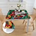 thumbnail image 2 of HAOXIT Christmas s, Christmas Square Table Cloths Christmas 52*52, 2 of 7