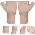 thumbnail image 3 of EXCEART Gants à Support Ajustable Manche de Main Gant pour Canal Carpien Arthrite pour Hommes Femmes Taille P Mitaines Sans Doigts Kaki, 3 of 8