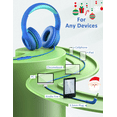 thumbnail image 5 of Mpow Kids Over Ear Wired Headphones with Microphone, Foldable 85/94dB Volume Limited Headphones for Girls, Boys, Children, School Tablet Travel, Audio Sharing, 5 of 14