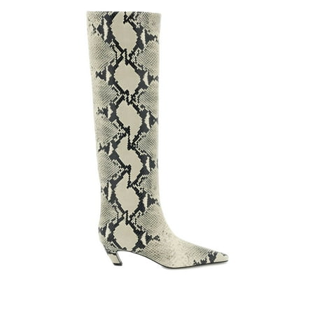 

Khaite Davis Knee-High Leather Boots