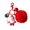 C, variant on VerPetridure Santa Claus Pendant Cute Creative Practical Key Ring Bag Pendant Santa Claus Keychain Cute Creative Practical Keyring School Bag Pendant