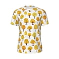 thumbnail image 6 of Rocae Qutumn Tree for Men's Mesh Quick-Dry Short Sleeve Workout T-Shirt,Mens Crew Neck Tee Lightweight Soft Classic T Shirts XX-Large, 6 of 9