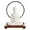White, variant on 12 in Buddha Statue for Home Decor, LED Circle Table Lamp Adjustable Brightness Indoor Ceramic Buddha Statues with Backflow Incense Seat for Zen Room Decor, Altar Decoration - White+Yellow