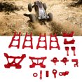 thumbnail image 4 of RC Front Steering Assembly, RC Car Upgrade Parts Kit  With Buckle For Maintenance Red, 4 of 8