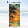 thumbnail image 2 of Beach Sunset Beach Towel, Camping Towel Pool Towel Beach Towel, 2 of 8