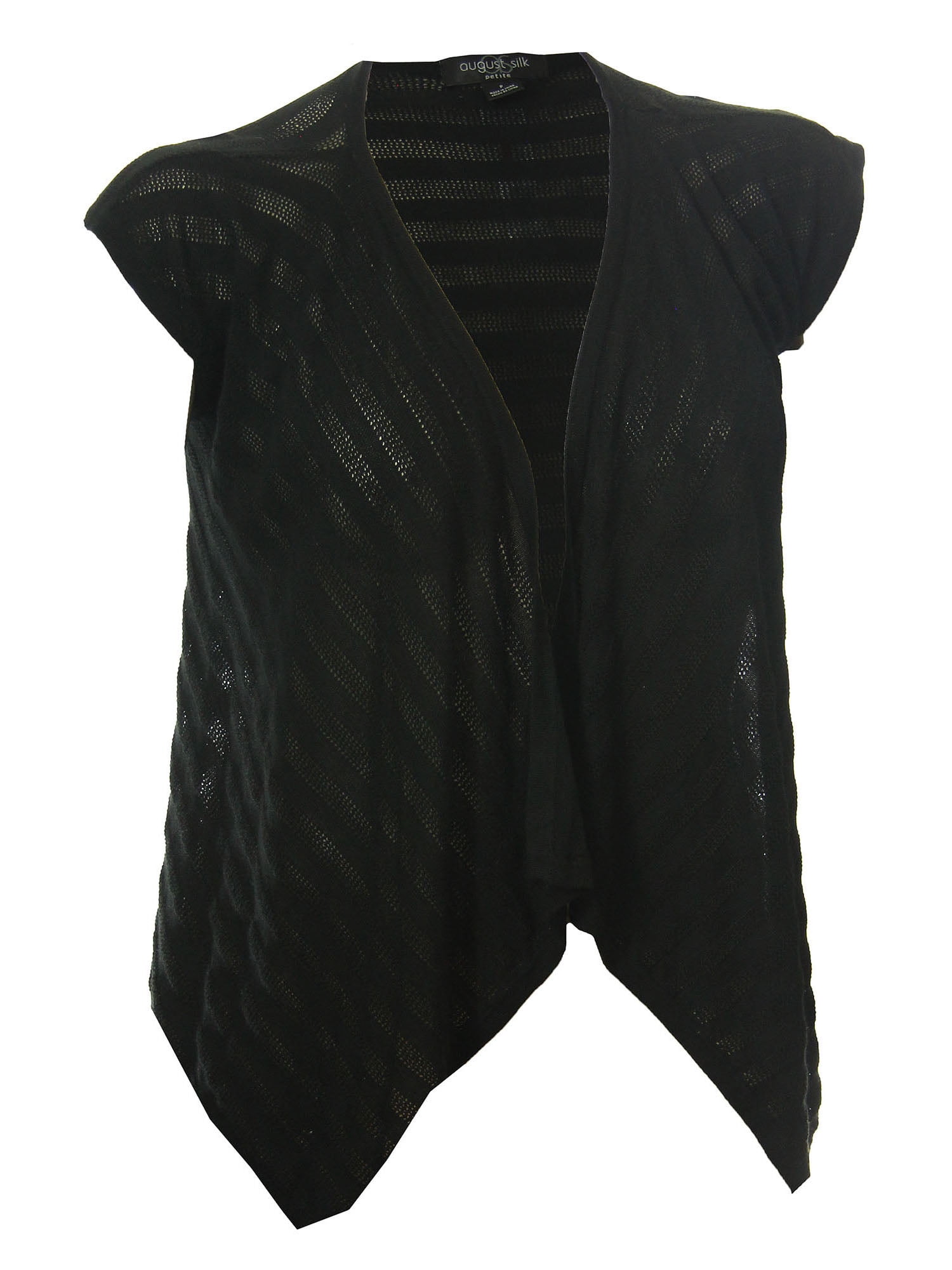 August Silk August Silk Women S Short Sleeve Open Drape Front