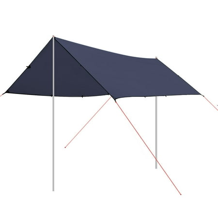 Outad 3X4 Meters Sun Sail Shade Ultra-Light 40D Silicon Coating Sun Sail Shade Canopyl For Outdoor