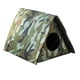 thumbnail image 5 of Casa cueva plegable para mascotas, refugio para gatos callejeros, cama para perros y gatos, casa de interior Verde S, 5 of 9