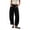 Black, variant on Tqcoqu Barrel Pants for Women,Baggy High Waisted Wide Leg Trousers,Lightweight Summer Y2k Pants with Pockets,Black Women's M-XXL