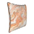 thumbnail image 3 of Velvet Rimmed Pillowcase Is Not Easy To Open Line Deformation Invisible Zipper Opening And Closing Only Pillowcase Does Not Contain Pillow Core Peachpuff Marble_3 20"X20", 3 of 8