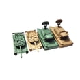 thumbnail image 1 of Modelo de tanque de ensamblaje 4x 1/144, juguete de vehículo tanque, modelo de ensamblaje de bricolaje, coleccionables para niños de familia, adultos, 1 of 8