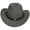 Girls Boys Cowboy Cowgirl Hat-A18-Grey, variant on 3-18 Years Kids Hat Childrens Western Cowboy Hat Parent Child Hat Tibetan Hat With Upturned Brim Sun Hat Western Cowboy Hat Dance Hat,Wine