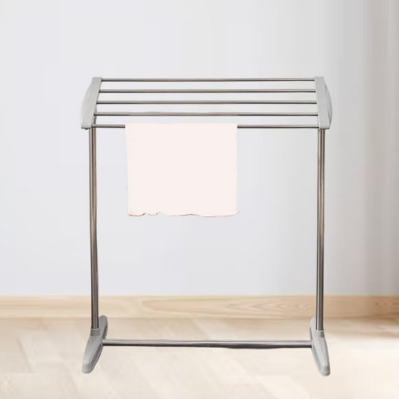 Tendedero de ropa de acero inoxidable, resistente, portátil, ahorra espacio, resistente, para dormitorios, balcones y toallas.