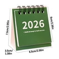 thumbnail image 3 of Wzzjkit Small Standing Desk Calendar 2025-2026, Flip Stand Up Calendar Planner, Great Size for Desktop, Gorgeous Monthly Designs, Use Now to Dec 2026, 3 of 6