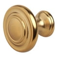 thumbnail image 2 of GlideRite 1.25 in. Classic Round Ring Cabinet Knob, Brass Gold, 2 of 3
