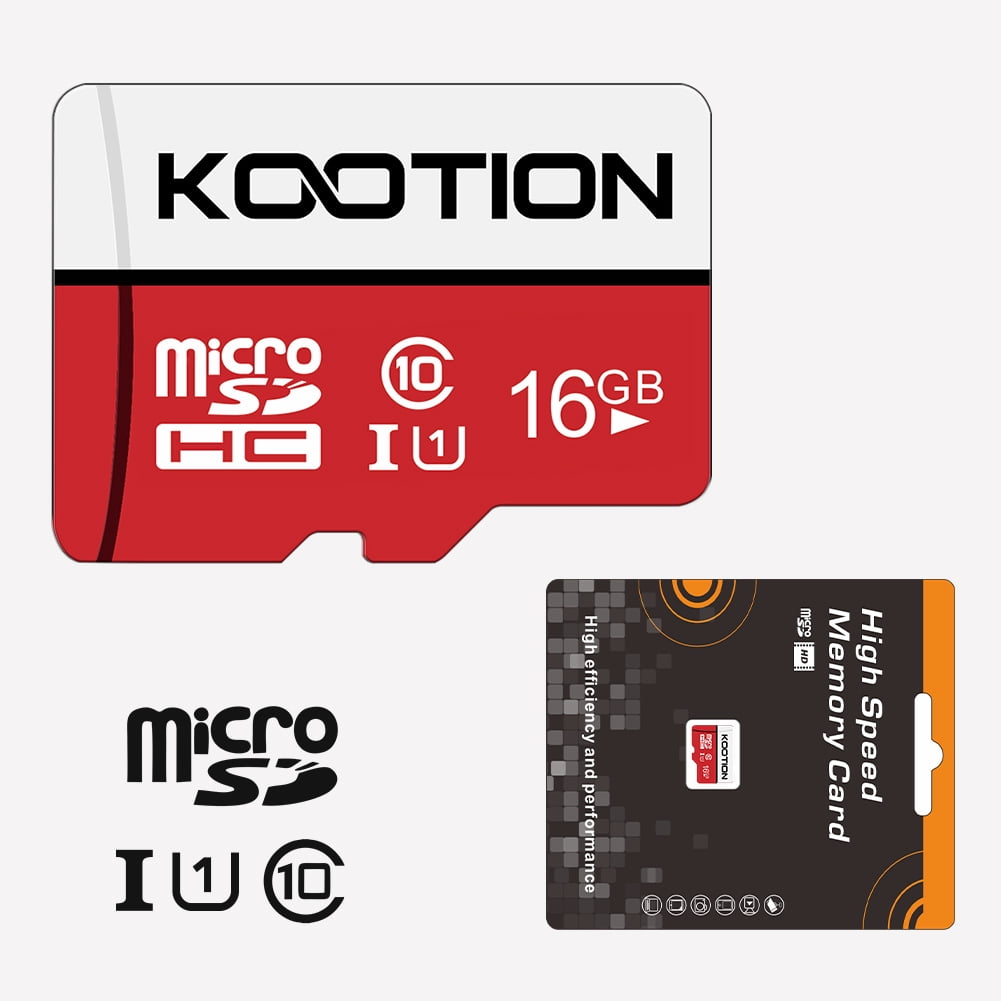 KOOTION 3Pack 16GB Micro SD Cards TF Card Micro SDHC UHS-I Memory Cards Class 10 High Speed Micro SD Cards, C10, U1