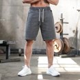 thumbnail image 2 of xiaxaixu Short Homme Couleur Contrastée, Pantalon Taille Haute à Lacets, 2 of 8