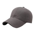 thumbnail image 3 of MKKAS Men’s Long Brim Baseball Cap Hat, Adjustable Outdoor Sports Sun Protection Hat for Fishing and Hiking, Gray, Baseball Cap Hat, Long Brim, 3 of 4