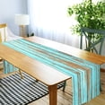 thumbnail image 5 of Dreamtimes Vintage Wood Grain Table Runner 14"x108", Kitchen Dining Table Cloth Runner Decoration for Indoor Outdoor Home Holiday Thanksgiving Christmas Party Decor, 5 of 5