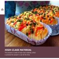 thumbnail image 2 of 600pcs Paper Loaf Liners Bread Pan Trays Cake Liners Baking Pan Liners Non-stick Paper Liners For Baking Bread, 2 of 5