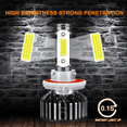 thumbnail image 4 of For Dodge Grand Caravan 2008-2010 LED Headlight Hi/Lo + Fog Bulbs 6500K Combo 4pcs, 4 of 9