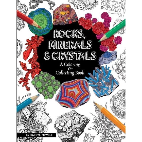 Pre-Owned Rocks, Minerals & Crystals: A Coloring & Collecting Book