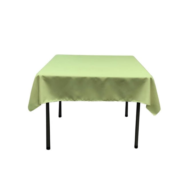 TCpop52x52-SageP19 Polyester Poplin Square Tablecloth, Sage - 52 x 52 in.