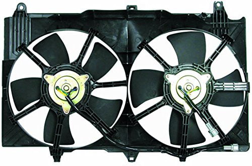 Dual Radiator A/C Condenser Cooling Fan for 03-06 Nissan 350Z Infiniti G35 