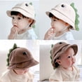 thumbnail image 6 of Children's Dinosaur Basin Hat Corduroy Basin Hat Topwoner Boys Cartoon Basin Hat With Windproof Rope, 6 of 8