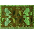 thumbnail image 1 of Ahgly Company Indoor Rectangle Animal Green Traditional Area Rugs, 5' x 7', 1 of 1