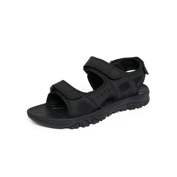 LUXUR Men Summer Casual Shoe Open Toe Fisherman Sandal Magnetic