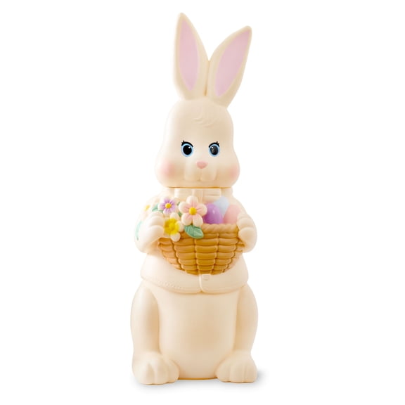 Paint Your Own Lighted Bunny Blow Mold Outdoor Decor, White, 60", Easter by Way To Celebrate