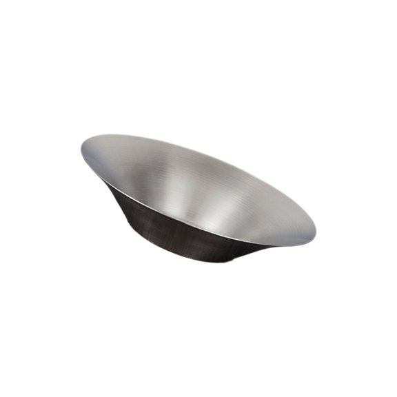 Contemporary Round Fruit Bowl Dishwasher Safe Metal Serving Plate Kitchens Fruit Container For Entertaining