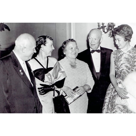 24x36 gallery poster, Soviet Premier Nikita Khrushchev during his 11-day U.S. visit as guest of President Eisenhower, September 1959