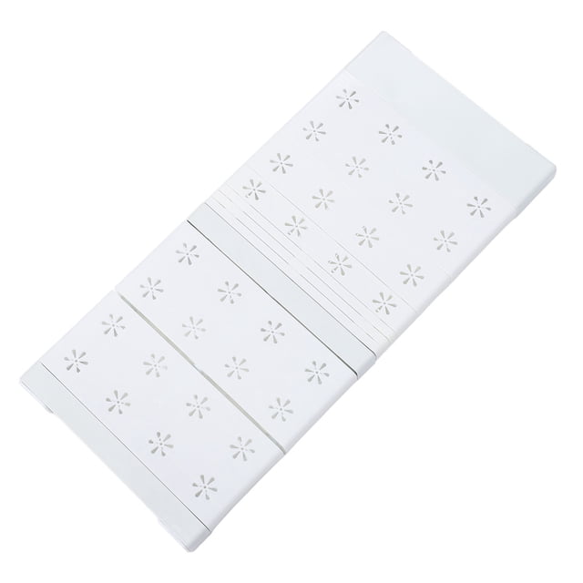 Séparateurs de Garde-Robe Réglables, Étagère de Placard Extensible, Installation Facile, Design Simple, pour Armoires, Salles de Bains, avec Couverture Complète