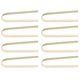 thumbnail image 1 of 80 Pcs Mini Bamboo Disposable Bread Tongs 4 Inch Toast Tongs Disposable Cooking Tongs Food Serving, 1 of 5