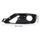 thumbnail image 4 of Embellecedor de cubierta de rejilla de lámpara antiniebla para parachoques delantero para BMW Serie 3 F30 F31 12-17 (izquierda), 4 of 7