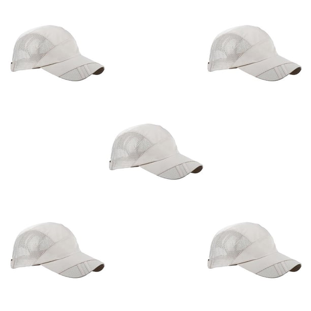 Minnieouse Men Hat Clothing Accessory Sunshade Breathable Headgear Mesh Adjustable Outdoor Baseball Sport Drying Summer Quick Caps Type2 NO2