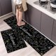 thumbnail image 3 of Alfombra de cocina duradera y resistente a la suciedad, alfombra para puerta de baño, alfombra para ducha, alfombra para pies, alfombra suave antideslizante con dibujos animados, 3 of 5