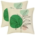 thumbnail image 2 of REGALWOVEN Pack de 2 fundas de almohada de otoño decorativas para sofá verde-1 18" x 18", 2 of 6