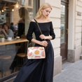thumbnail image 5 of FORMRS Women Crossbody Purse with Chain Strap Vegan Leather Shoulder Handbag, Citrus Slice, 5 of 7