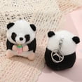thumbnail image 2 of KAKOWELY Llavero colgante decorativo de peluche con forma de panda de peluche., 2 of 5