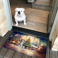 thumbnail image 2 of Merry Christmas Alaskan Malamute Santa Hat Xmas Tree Winter Holiday Doormat Alaska Mal Dog Lovers Gifts Indoor Outdoor Welcome Mat - 01013, 2 of 5