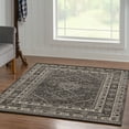 thumbnail image 2 of Linon Home Decor Serape Area Rug Collection, Gray, 5' x 7.6', 2 of 4
