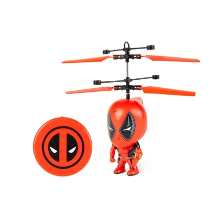 Deadpool 3.5 Inch Flying Figure IR UFO Big Head Helicopter