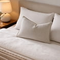 thumbnail image 5 of Yardvibe Long Lumbar Throw Pillow, Soft Linen Decorative Pillow, Vintage Farmhouse Textured Accent Cushion for Sofa couch Bedroom living Room (Beige), 5 of 6