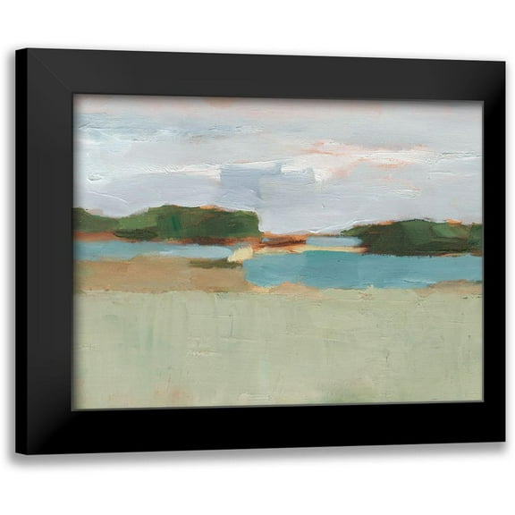 Harper, Ethan 14x12 Black Modern Framed Museum Art Print Titled - High Noon Vista Study I