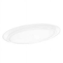 Fineline Settings 3511-CL Clear Medium Oval Tray
