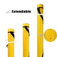thumbnail image 3 of Transon Tubo de almacenamiento de documentos para carteles de 24 a 40 pulgadas, extensible para obras de arte, planos, dibujos y pergaminos, color amarillo, 3 of 5