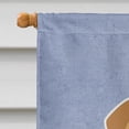 thumbnail image 3 of Carolines Treasures BB5588CHF Pug Brown Welcome Flag Canvas House Size, 3 of 4